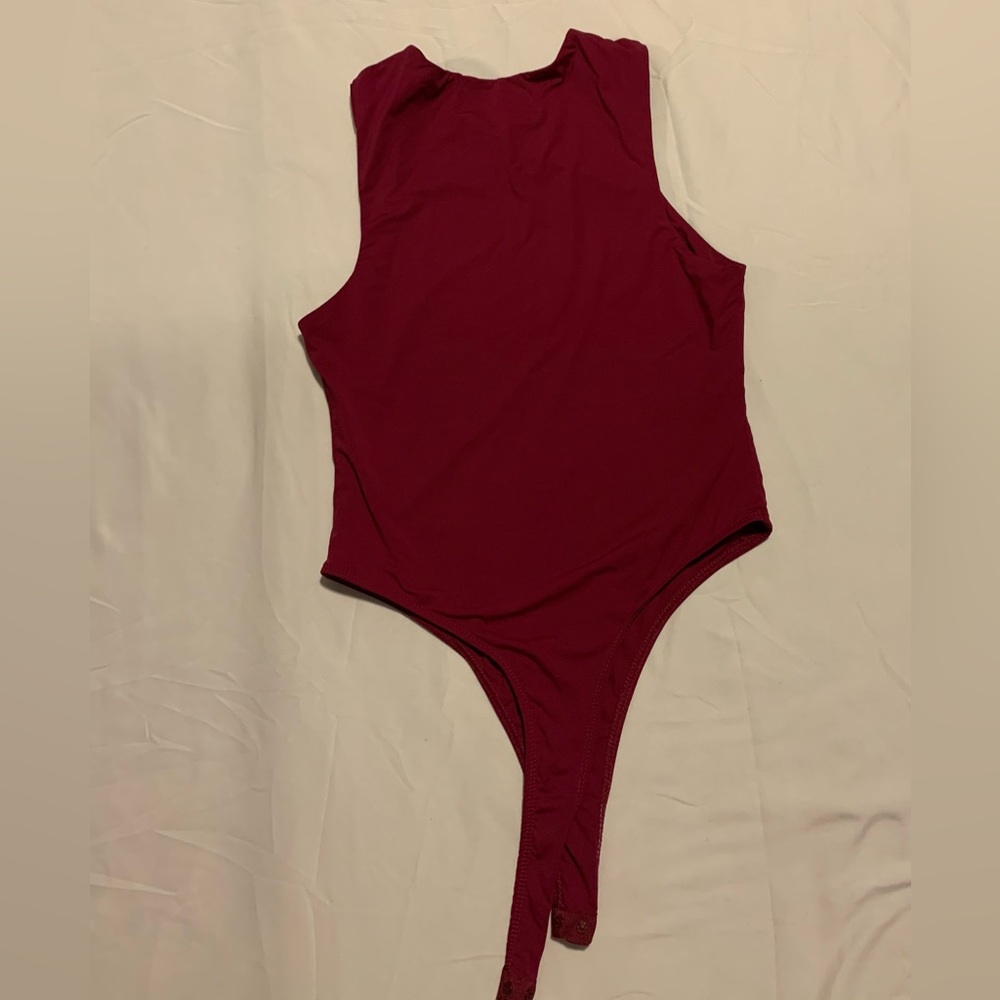 SHEIN.Burgundy One Piece. Size M